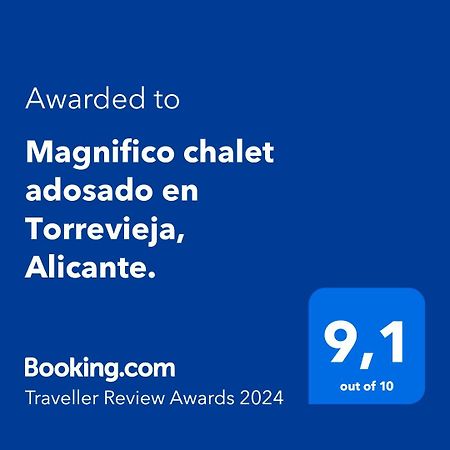 Magnifico Chalet Adosado En Torrevieja, Alicante. Exterior photo